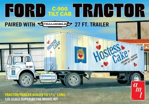 Go to product AMT 1221 - 1:25 Ford C-900 Tractor w/ Trailer
