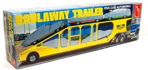 AMT 1193 - 1:25 Haulaway Trailer Five-Car Automobile Transporter