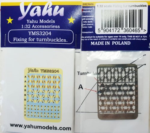 Go to product YAHU YMS3204 - 1:32 Fixing for turnbuckles