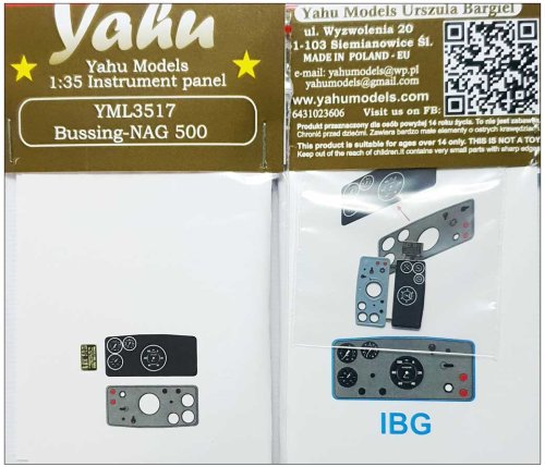 Go to product YAHU YML3517 - 1:35 Bussing-NAG 500 - Instrument Panel
