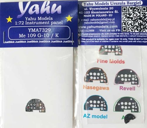 Go to product YAHU YMA7329 - 1:72 Messerschmitt Me 109 G-10 / K