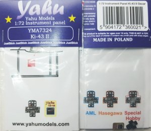 YAHU YMA7324 - 1:72 Ki-43 II - Instrument Panel