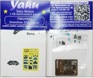 YAHU YMA4903 - 1:48 Dewoitine D.510 export - Instrument Panel