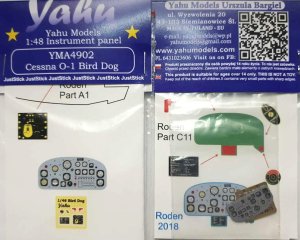 YAHU YMA4902 - 1:48 Cessna O-1 Bird Dog - Instrument Panel