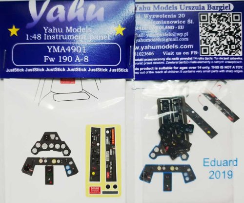 Go to product YAHU YMA4901 - 1:48 Focke Wulf Fw 190A-8 - Instrument Panel