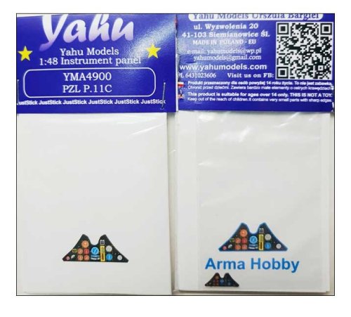 Go to product YAHU YMA4900 - 1:48 PZL P.11c - Instrument Panel