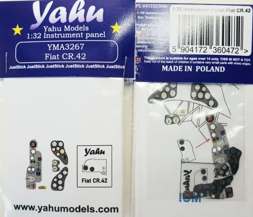 Go to product YAHU YMA3267 - 1:32 Fiat CR.42 - Instrument Panel