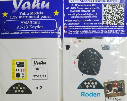 Go to product YAHU YMA3262 - 1:32 PT-13 Kaydet - Instrument Panel