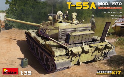 Go to product MINIART 37094 - 1:35 T-55A Mod. 1970 w/ interior kit