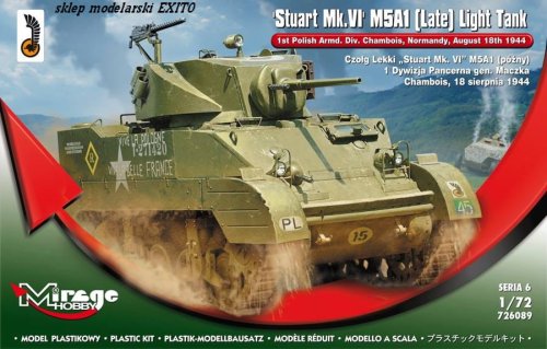 Go to product MIRAGE 726089 - 1:72 Stuart Mk.VI M5A1 - 1 Polish Arm. Division