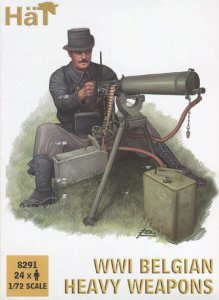HAT 8291 - 1:72 WWI Belgian Heavy Weapons