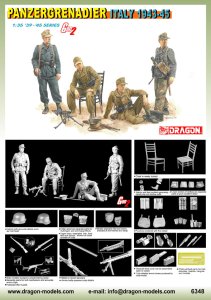 DRAGON 6348 - 1:35 Panzergrenadier Italy 1943-45