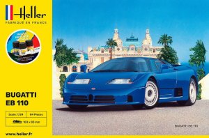 HELLER 56738 - 1:24 Bugatti EB 110 - Starter Kit