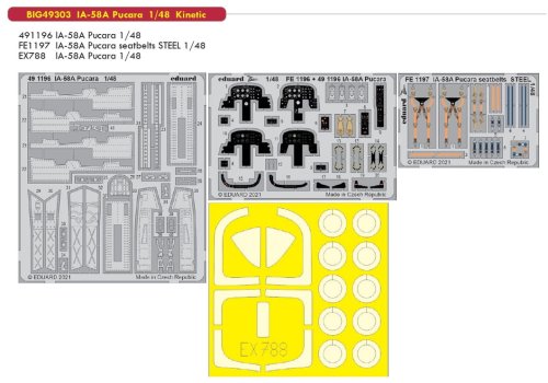 Go to product EDUARD BIG49303 - 1:48 IA-58A Pucara