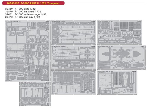 Go to product EDUARD BIG33137 - 1:32 F-100C Part II