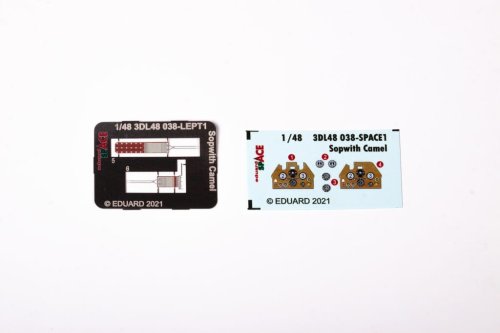 Go to product EDUARD 3DL48038 - 1:48 Sopwith Camel - Space 3D Decals + PE