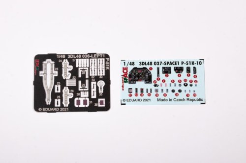 Go to product EDUARD 3DL48037 - 1:48 P-51K-10 - Space 3D Decals + PE