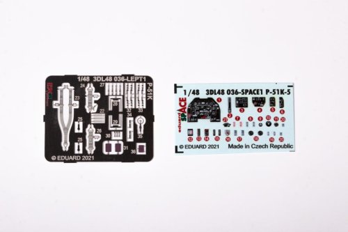 Go to product EDUARD 3DL48036 - 1:48 P-51K-5 - Space 3D Decals + PE