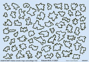 EDUARD D32014 - 1:32 Italian smoke rings camouflage