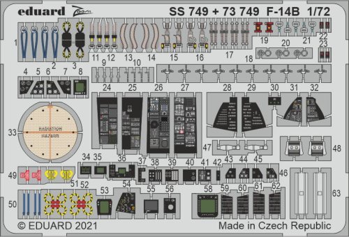 Go to product EDUARD SS749 - 1:72 F-14B