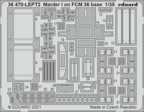 Go to product EDUARD 36470 - 1:35 Marder I on FCM 36 base