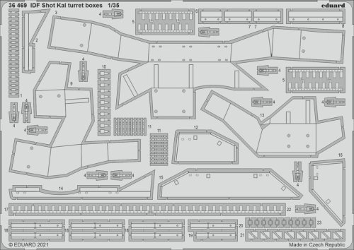 Go to product EDUARD 36469 - 1:35 IDF Shot Kal turret boxes