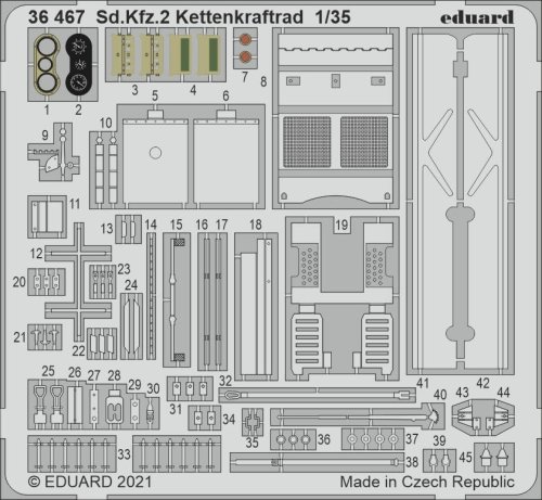 Go to product EDUARD 36467 - 1:35 Sd.Kfz.2 Kettenkraftrad