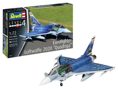 Go to product REVELL 63843 - 1:72 Eurofighter Luftwaffe 2020 Quadriga