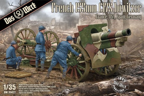 Go to product DAS WERK DW35022 - 1:35 French 155mm C17S Howitzer France, United States, Spain & Germany