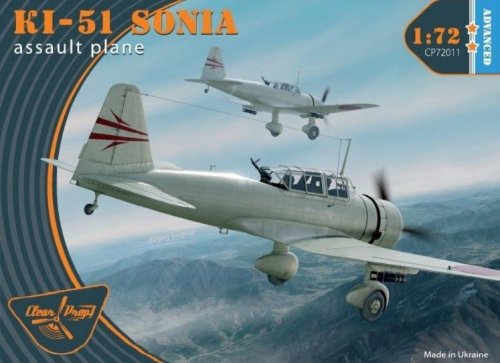 Go to product CLEAR PROP 72011 - 1:72 Ki-51 Sonia