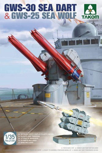 Go to product TAKOM 2138 - 1:35 GWS-30 Sea Dart & GWS-25 Sea Wolf