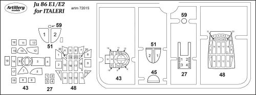 Go to product FLY ARTM72015 - 1:72 Ju 86 E1/E2