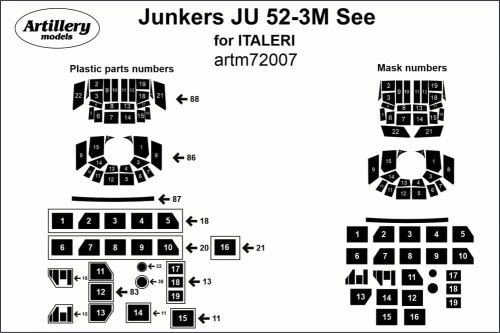 Go to product FLY ARTM72007 - 1:72 Junkers Ju 52-3M See