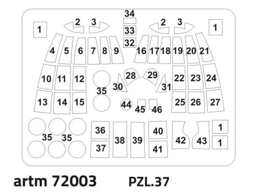 Go to product FLY ARTM72003 - 1:72 PZL.37