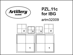 FLY ARTM32009 - 1:32 PZL P.11c insignia