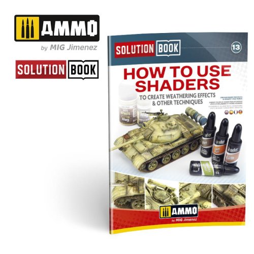 Go to product AMMO MIG 6524 - Solution Book - How to Use Shaders - poradnik