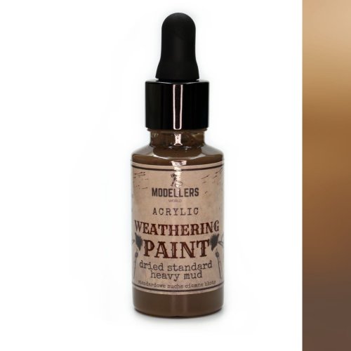 Go to product MODELLERS WORLD MWE019 - Farba do weatheringu Dried Standard Heavy Mud