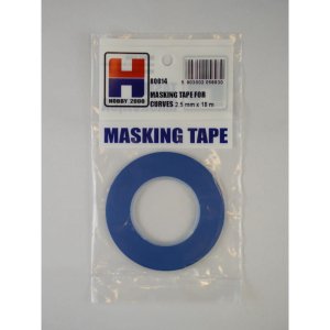 Hobby 2000 80014 - Masking tape for curves 2,5mm x 18m
