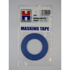 Hobby 2000 80011 - Masking tape for curves 1mm x 18m
