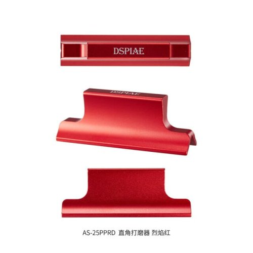 Go to product DSPIAE AS-25PPRD - Metal sanding block with handle, red
