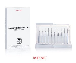 DSPIAE DB-03 - Set of 10 modelling drill bits 0.3 - 1.2mm