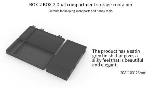 Go to product DSPIAE BOX-2 - Plastic box 208x103x26 mm