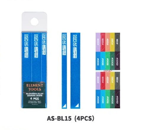 Go to product DSPIAE AS-BL15 - Metal sanding blocks 4 pcs, blue