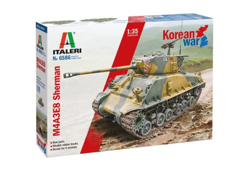 Go to product ITALERI 6586 - 1:35 M4A3E8 Sherman Korean War