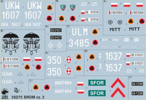Go to product TORO MODEL 35D75 - 1:35 BRDM w Wojsku Polskim cz.2