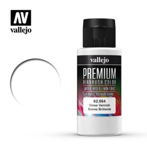 VALLEJO 62064 - Premium Airbrush Color Gloss Varnish 60 ml