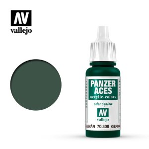 VALLEJO Panzer Aces 70308 - Acrylic paint Green Tail Light 17 ml
