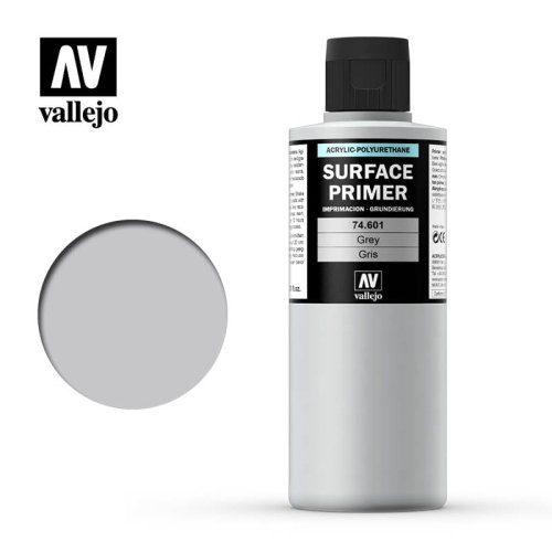 Go to product VALLEJO 74601 - Surface Primer - Grey 200 ml.