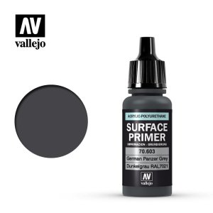 VALLEJO 70603 - Surface Primer - German Panzer Grey (RAL7021) 17 ml