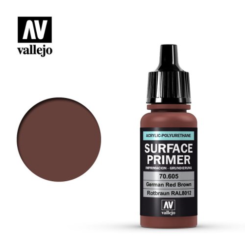 Go to product VALLEJO 70605 - Surface Primer - German Red Brown (RAL8012) 17 ml